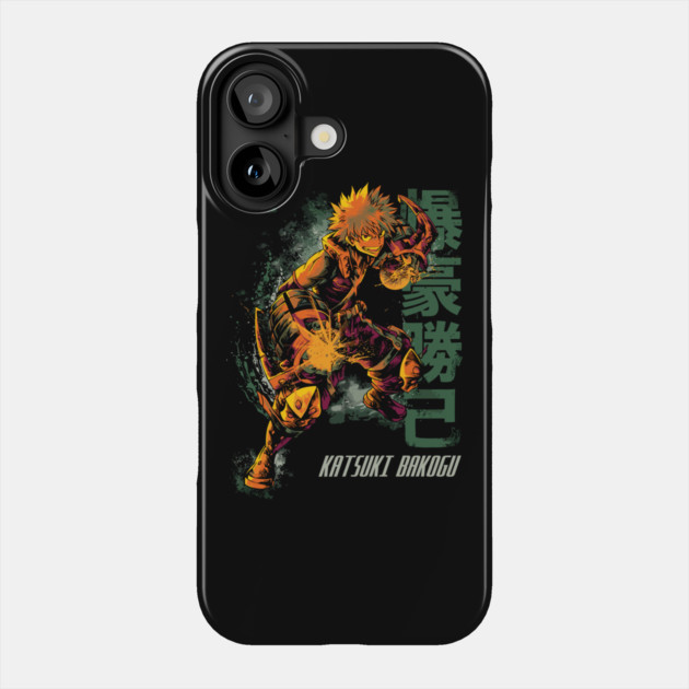 Katsuki Bakugou | MHA Abstract Art Phone Case by Otaku Vibes