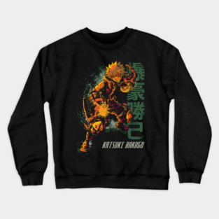 Katsuki Bakugou | MHA Abstract Art Crewneck Sweatshirt