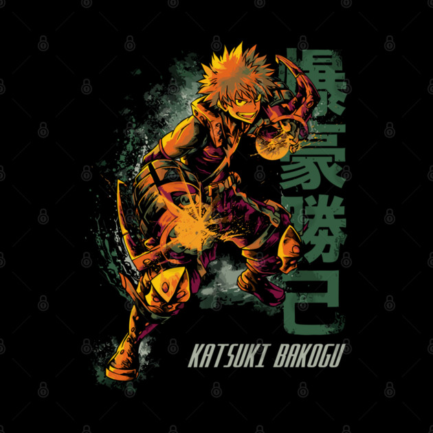 Katsuki Bakugou | MHA Abstract Art by Otaku Vibes