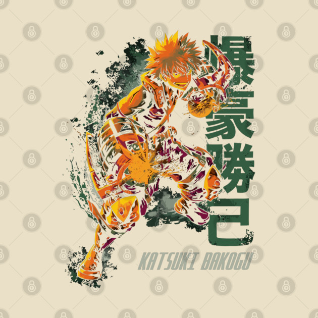 Katsuki Bakugou | MHA Abstract Art by Otaku Vibes