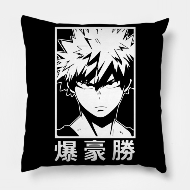 Katsuki Bakugou | MHA Minimalist Pillow by Otaku Vibes