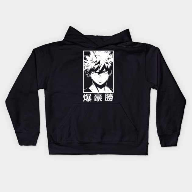 Katsuki Bakugou | MHA Minimalist Kids Hoodie by Otaku Vibes