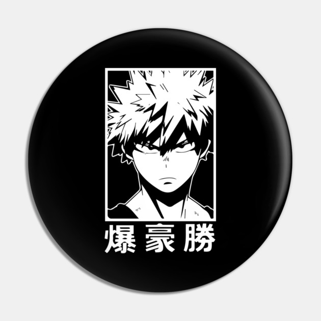 Katsuki Bakugou | MHA Minimalist Pin by Otaku Vibes