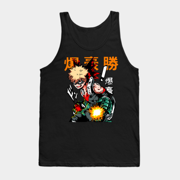 Katsuki Bakugou | Explosion Quirk Tank Top by Otaku Vibes