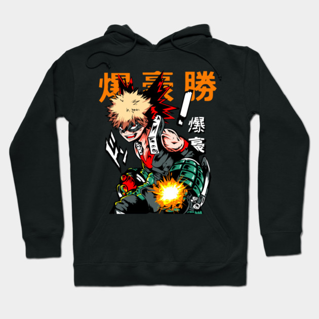 Katsuki Bakugou | Explosion Quirk Hoodie by Otaku Vibes