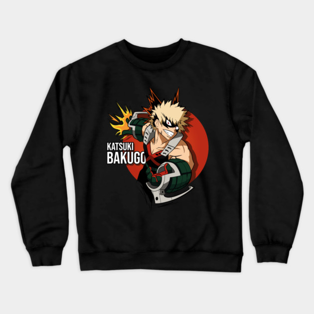 Katsuki Bakugou | MHA Explosion Crewneck Sweatshirt by Otaku Vibes