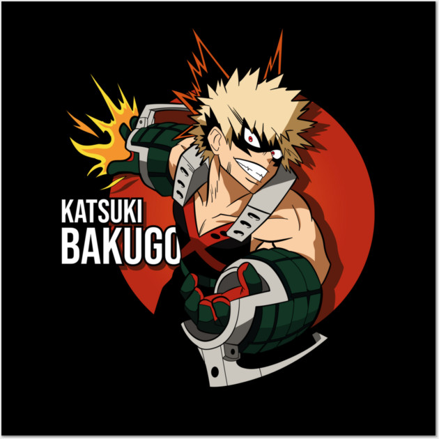 Katsuki Bakugou | MHA Explosion Wall Art by Otaku Vibes