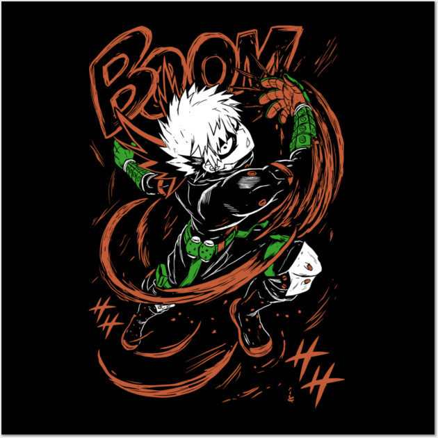 My Hero Academia - Bakugou BOOM Wall Art by Otaku Vibes