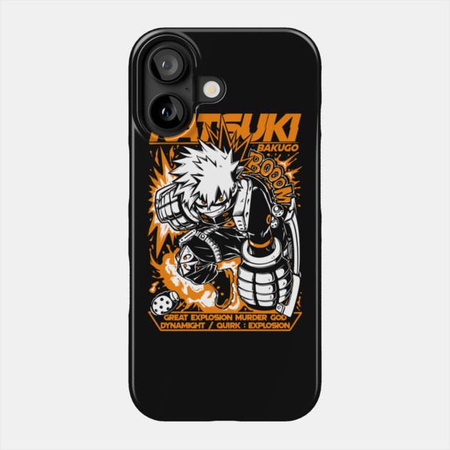 Katsuki Bakugou | Explosion Hero Dynamight Phone Case by Otaku Vibes