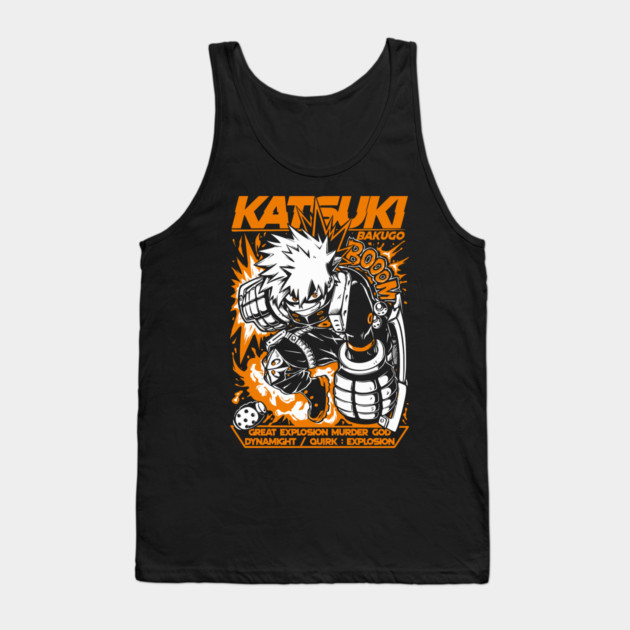 Katsuki Bakugou | Explosion Hero Dynamight Tank Top by Otaku Vibes