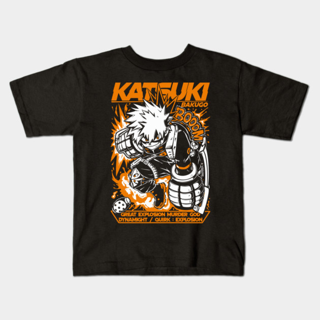 Katsuki Bakugou | Explosion Hero Dynamight Kids T-Shirt by Otaku Vibes