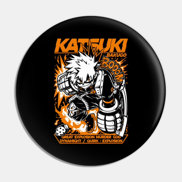 Katsuki Bakugou | Explosion Hero Dynamight Pin by Otaku Vibes