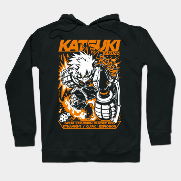 Katsuki Bakugou | Explosion Hero Dynamight Hoodie by Otaku Vibes