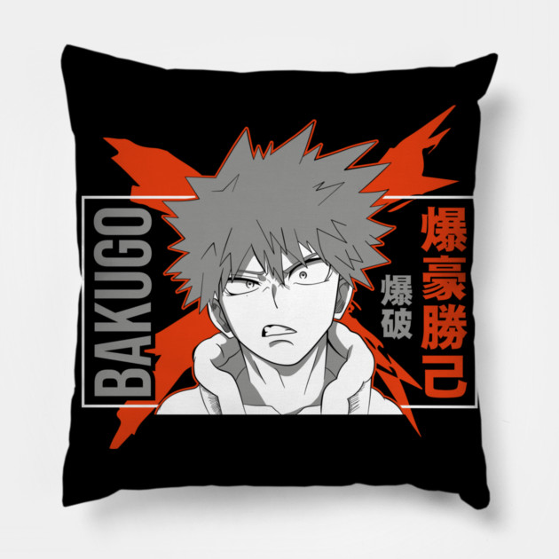 Katsuki Bakugou | MHA Angry Explosion Pillow by Otaku Vibes