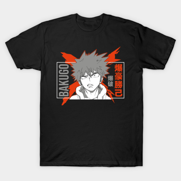 Katsuki Bakugou | MHA Angry Explosion T-Shirt by Otaku Vibes