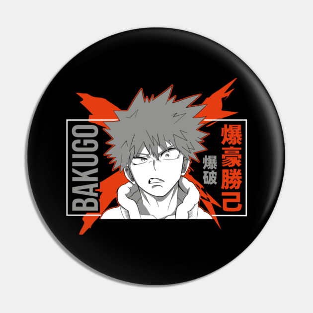 Katsuki Bakugou | MHA Angry Explosion Pin by Otaku Vibes