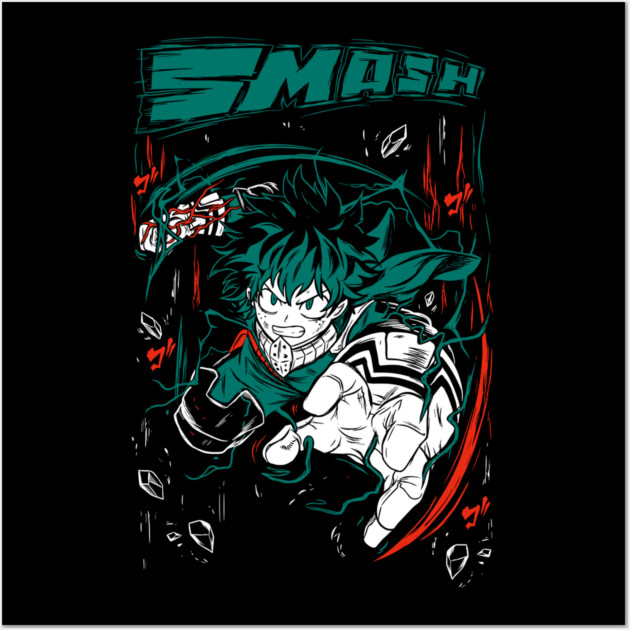 My Hero Academia: Deku, The Next Symbol of Peace Wall Art by Otaku Vibes
