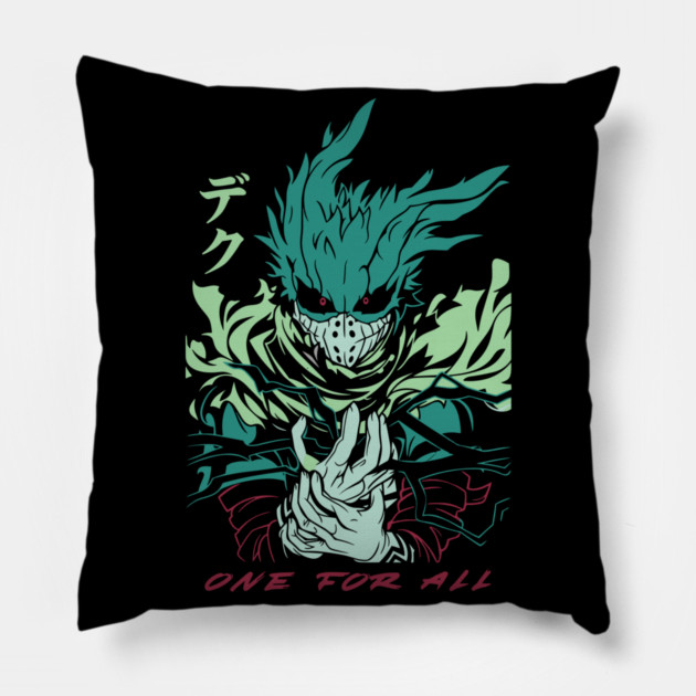My Hero Academia: Izuku Midoriya’s Heroic Journey Pillow by Otaku Vibes