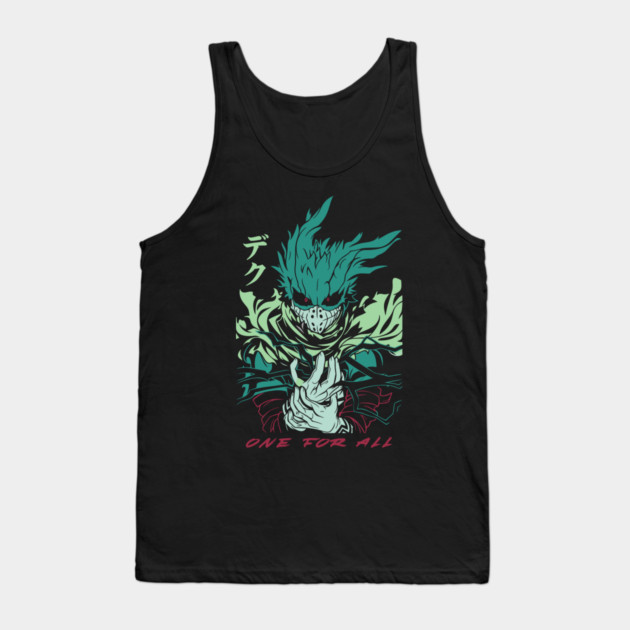 My Hero Academia: Izuku Midoriya’s Heroic Journey Tank Top by Otaku Vibes