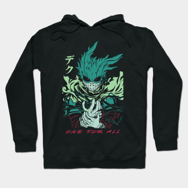 My Hero Academia: Izuku Midoriya’s Heroic Journey Hoodie by Otaku Vibes
