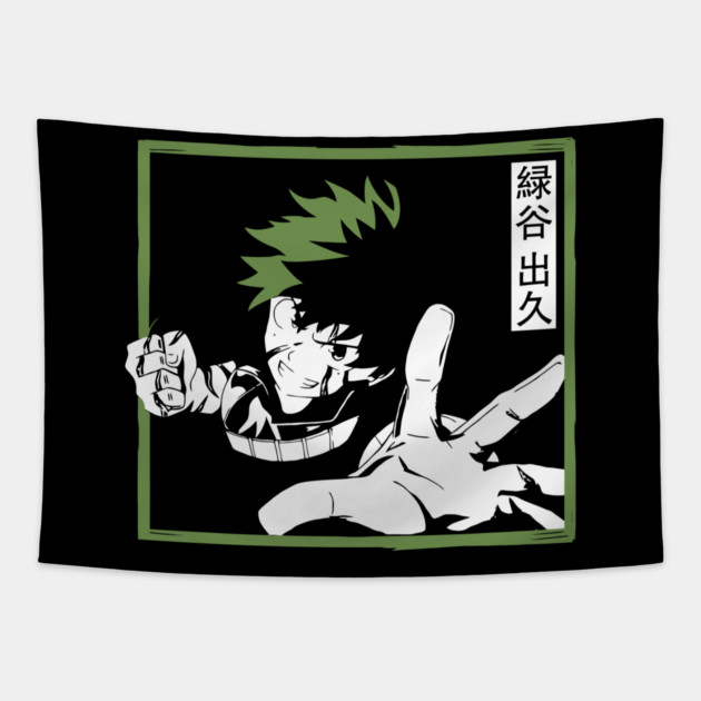 Deku – The Future Number One Hero Tapestry by Otaku Vibes