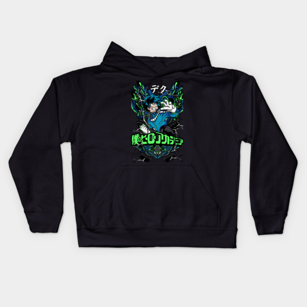 Deku – The Successor of One for All Kids Hoodie by Otaku Vibes