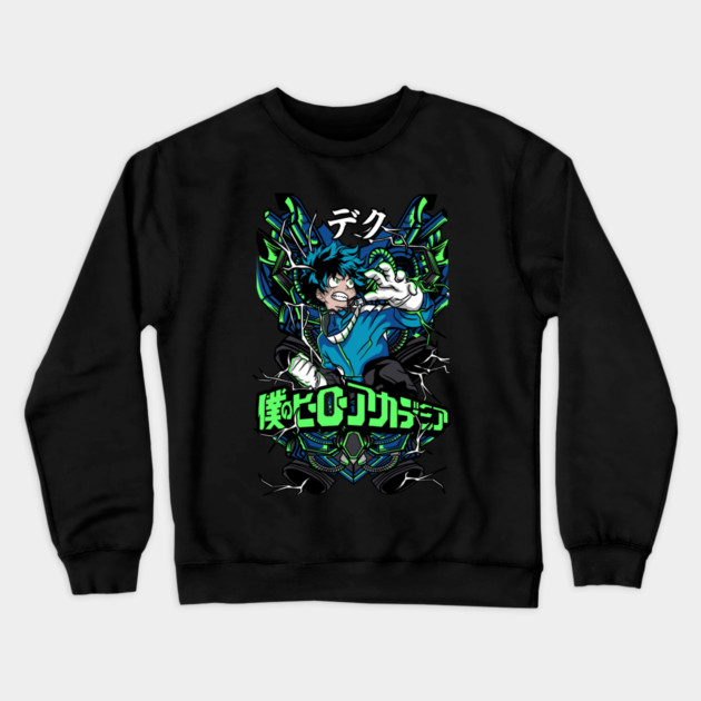 Deku – The Successor of One for All Crewneck Sweatshirt by Otaku Vibes