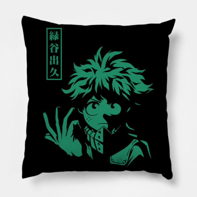 My Hero Academia: Deku, The Determined Hero Pillow by Otaku Vibes