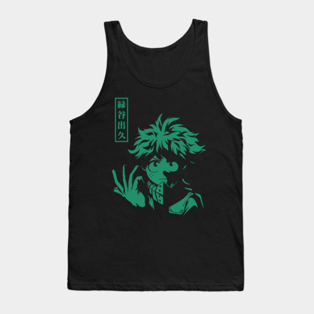 My Hero Academia: Deku, The Determined Hero Tank Top by Otaku Vibes