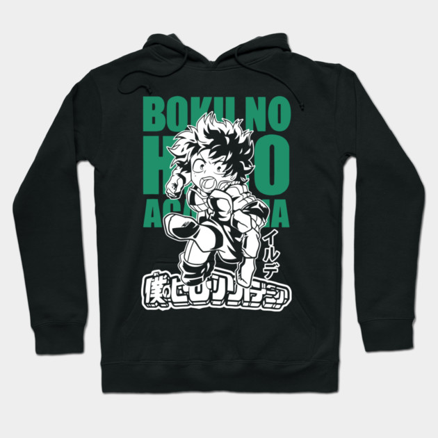 Deku – The Hero Who Never Gives Up Hoodie by Otaku Vibes