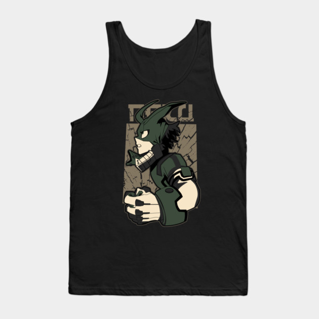 My Hero Academia: Deku, The Green-Haired Prodigy Tank Top by Otaku Vibes