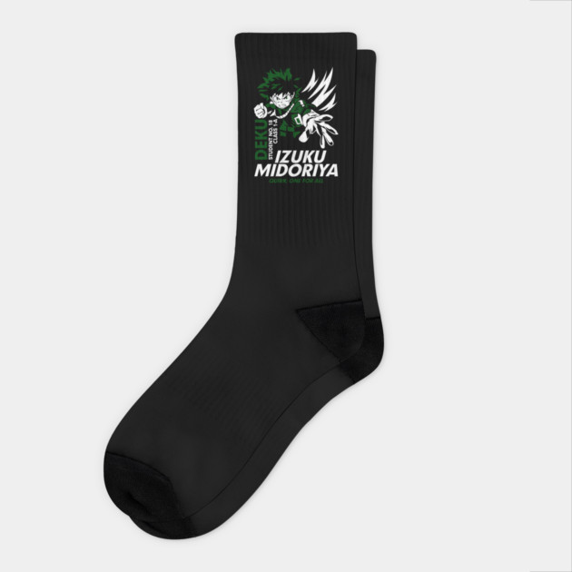 Deku – One for All’s Ultimate Wielder Socks by Otaku Vibes