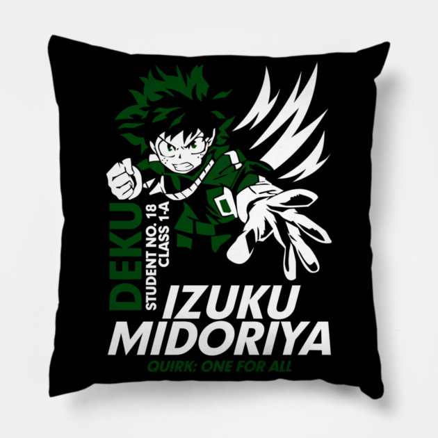 Deku – One for All’s Ultimate Wielder Pillow by Otaku Vibes