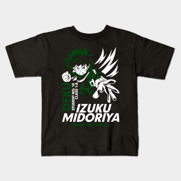 Deku – One for All’s Ultimate Wielder Kids T-Shirt by Otaku Vibes