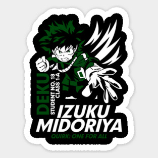 Deku – One for All’s Ultimate Wielder Sticker