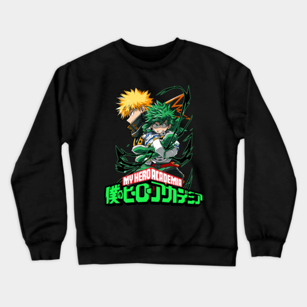 My Hero Academia: Deku’s Path to Greatness Crewneck Sweatshirt by Otaku Vibes