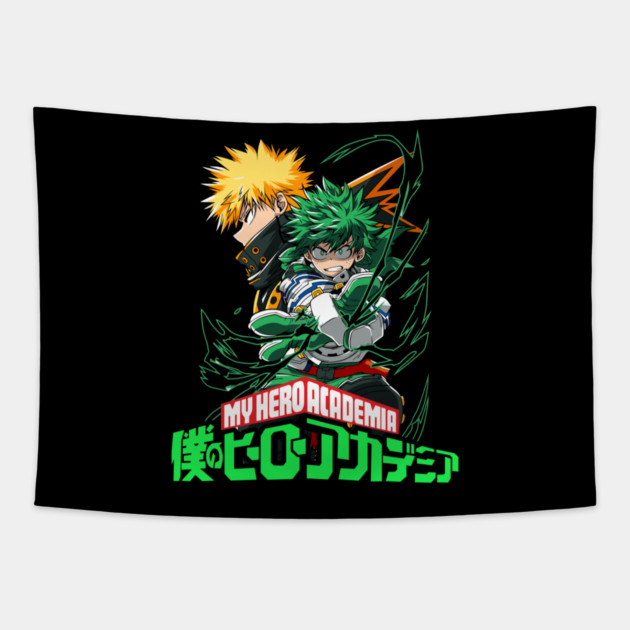 My Hero Academia: Deku’s Path to Greatness Tapestry by Otaku Vibes