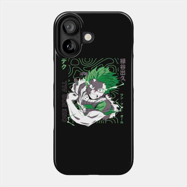 Deku – The Young Hero Phone Case by Otaku Vibes