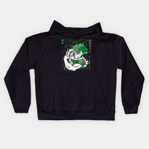 Deku – The Young Hero Kids Hoodie by Otaku Vibes