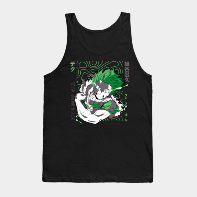 Deku – The Young Hero Tank Top by Otaku Vibes