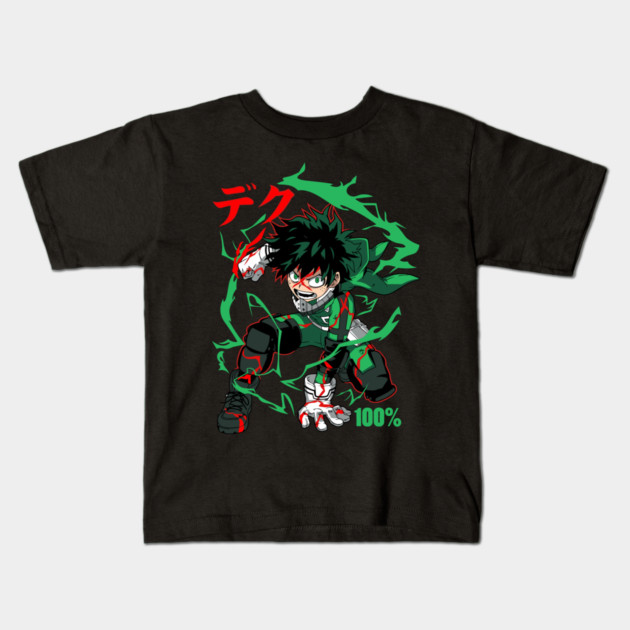 Deku – The Unstoppable One for All Successor Kids T-Shirt by Otaku Vibes