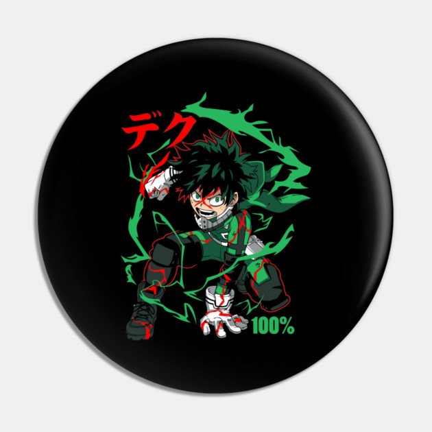 Deku – The Unstoppable One for All Successor Pin by Otaku Vibes
