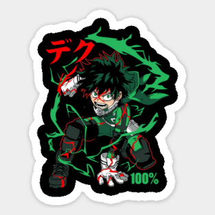 Deku – The Unstoppable One for All Successor Sticker