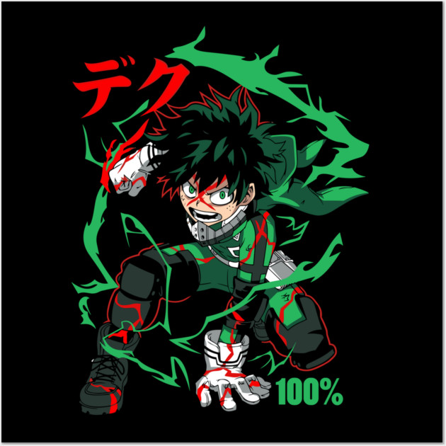 Deku – The Unstoppable One for All Successor Wall Art by Otaku Vibes