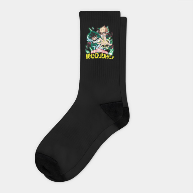 My Hero Academia: Deku’s Explosive Strength Socks by Otaku Vibes