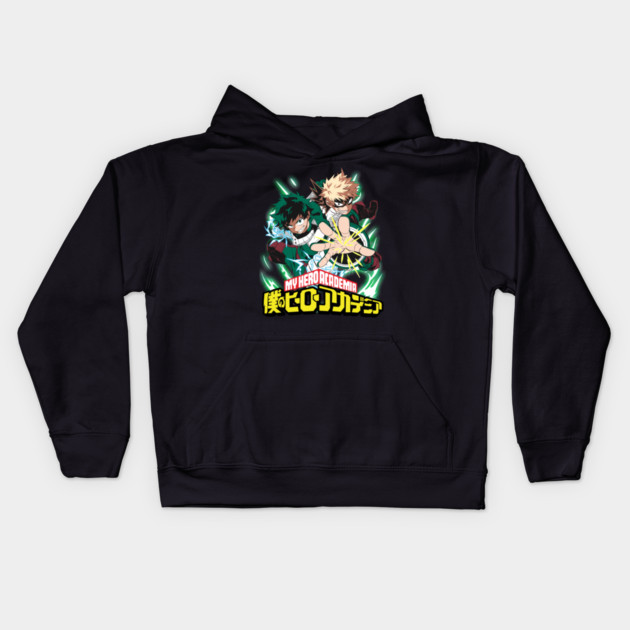My Hero Academia: Deku’s Explosive Strength Kids Hoodie by Otaku Vibes