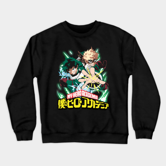 My Hero Academia: Deku’s Explosive Strength Crewneck Sweatshirt by Otaku Vibes