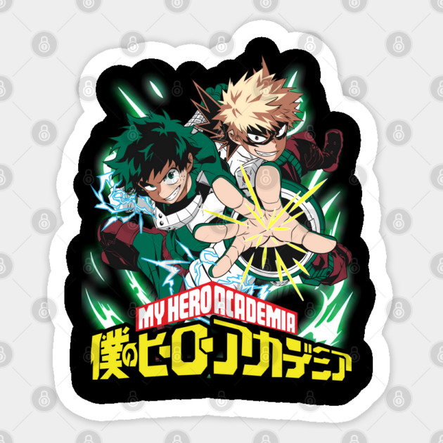 My Hero Academia: Deku’s Explosive Strength Sticker by Otaku Vibes