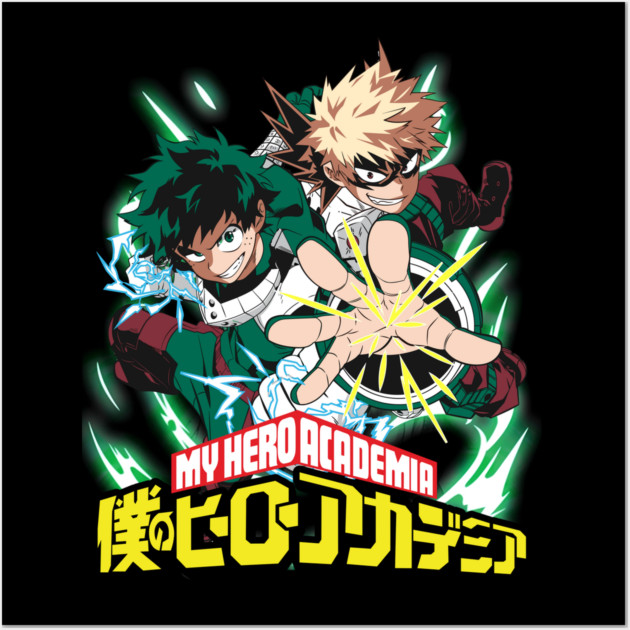 My Hero Academia: Deku’s Explosive Strength Wall Art by Otaku Vibes