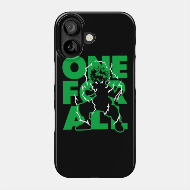One For All Deku - My Hero Academia Phone Case by Otaku Vibes